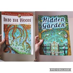 🛍️BUNDLE ONLY ITEM🛍️Creative Haven & Hidden Garden Coloring Books
